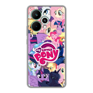 Силиконовый чехол на Realme 15 Pro с принтом My little pony Дружба чудо Силиконовый чехол на Realme 15 Pro с принтом My little pony Дружба чудо