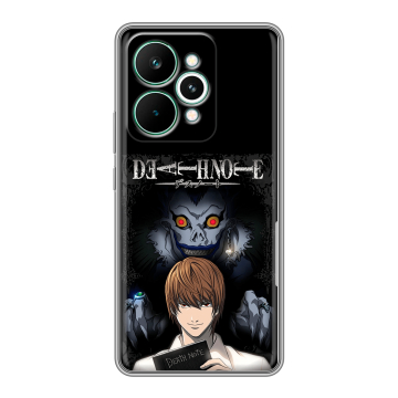 Силиконовый чехол на Realme 15 Pro с принтом Death note Тетрадь смерти Силиконовый чехол на Realme 15 Pro с принтом Death note Тетрадь смерти