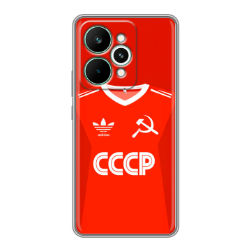 Силиконовый чехол на Realme 15 Pro с принтом Флаг Герб СССР Силиконовый чехол на Realme 15 Pro с принтом Флаг Герб СССР