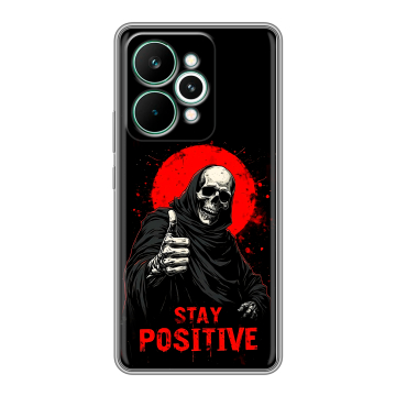 Силиконовый чехол на Realme 15 Pro с принтом смешной скелет Силиконовый чехол на Realme 15 Pro с принтом смешной скелет
