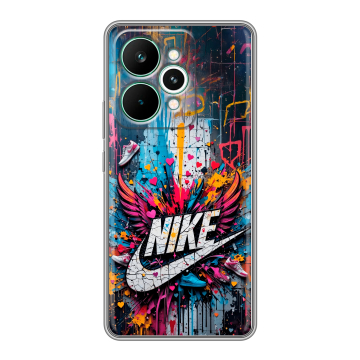 Силиконовый чехол на Realme 15 Pro с принтом Nike Найк Силиконовый чехол на Realme 15 Pro с принтом Nike Найк