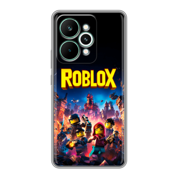Силиконовый чехол на Realme 15 Pro с принтом Roblox Роблокс Силиконовый чехол на Realme 15 Pro с принтом Roblox Роблокс