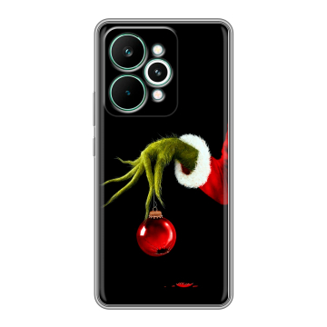 Силиконовый чехол на Realme 15 Pro с принтом Новый год Гринч Силиконовый чехол на Realme 15 Pro с принтом Новый год Гринч