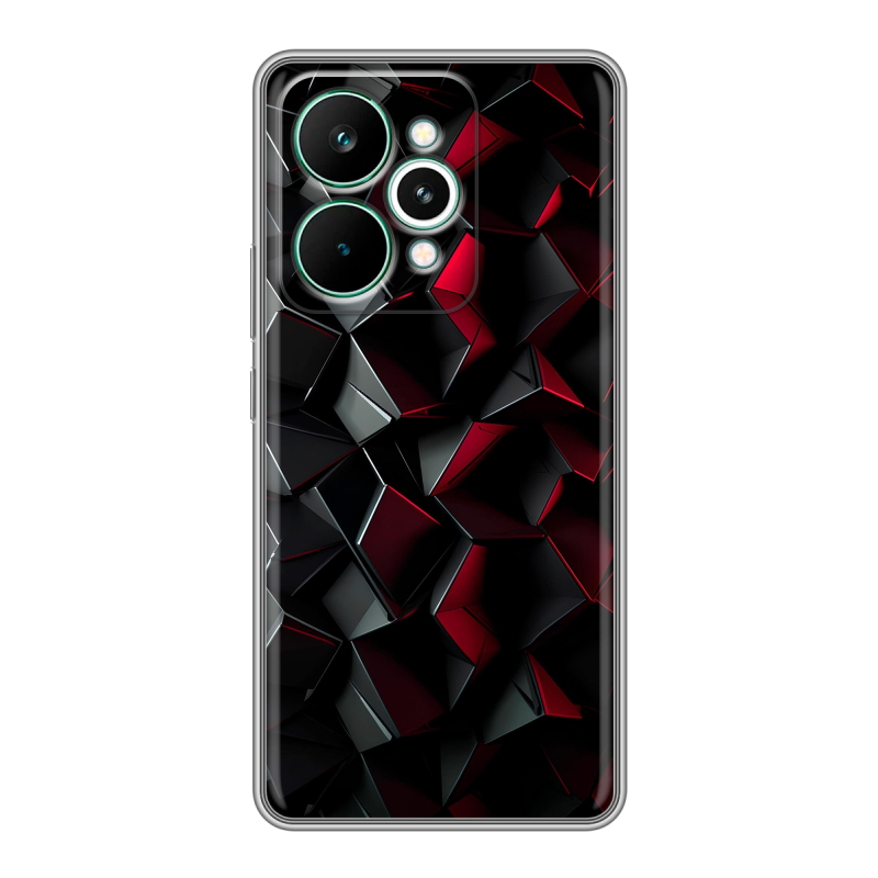 Силиконовый чехол на Realme 15 Pro с принтом Абстракция Силиконовый чехол на Realme 15 Pro с принтом Абстракция