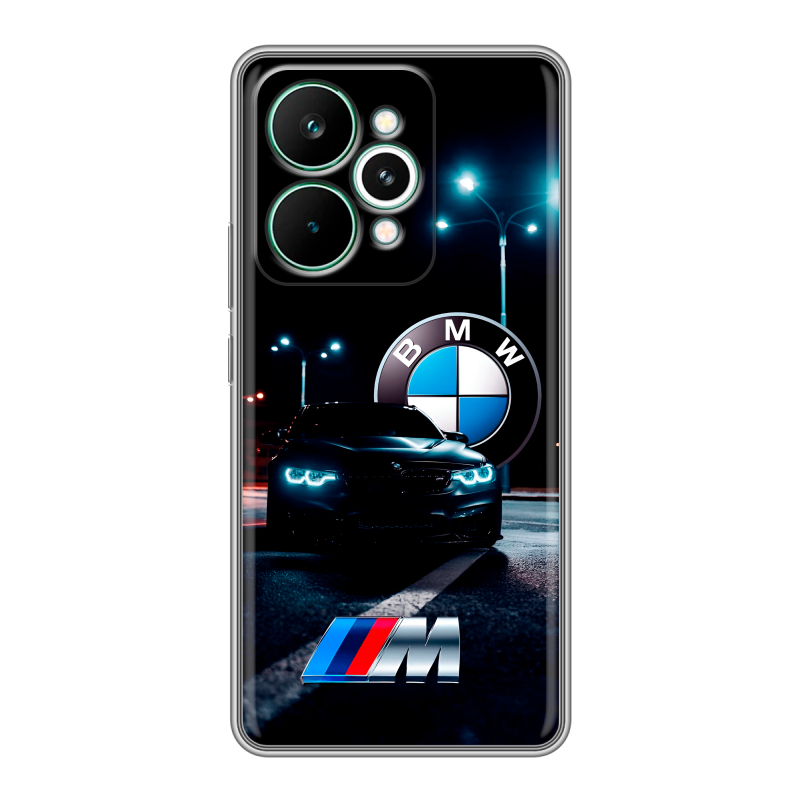 Силиконовый чехол на Realme 15 Pro с принтом БМВ BMW Силиконовый чехол на Realme 15 Pro с принтом БМВ BMW