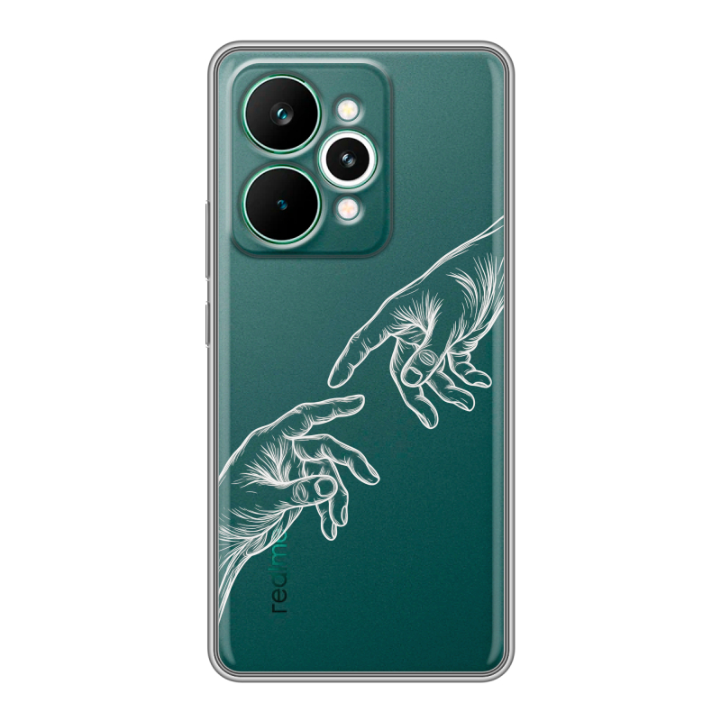Силиконовый чехол на Realme 15 Pro с принтом Сотворение мира Силиконовый чехол на Realme 15 Pro с принтом Сотворение мира