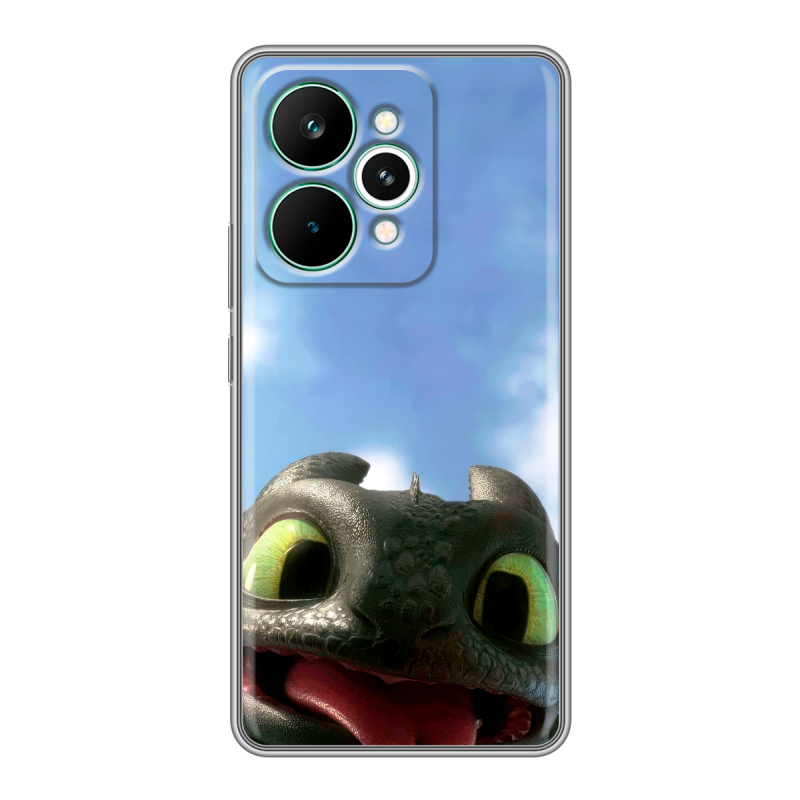 Силиконовый чехол на Realme 15 Pro с принтом Как приручить дракона Силиконовый чехол на Realme 15 Pro с принтом Как приручить дракона