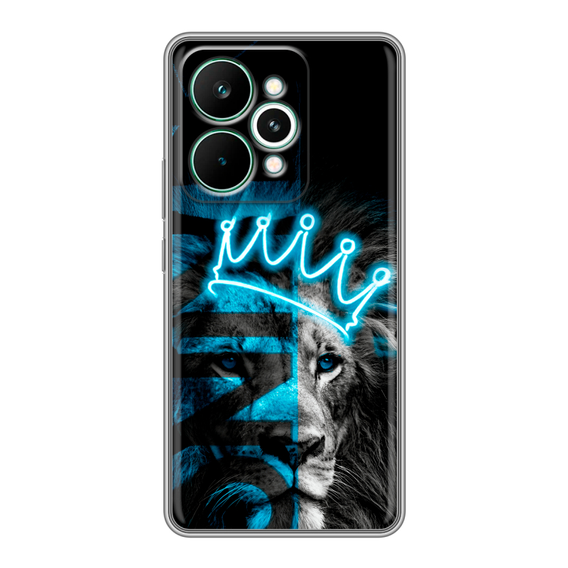 Силиконовый чехол на Realme 15 Pro с принтом Король лев Силиконовый чехол на Realme 15 Pro с принтом Король лев