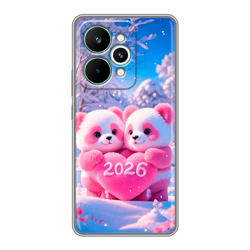 Силиконовый чехол на Realme 15 Pro с принтом Новый год Силиконовый чехол на Realme 15 Pro с принтом Новый год
