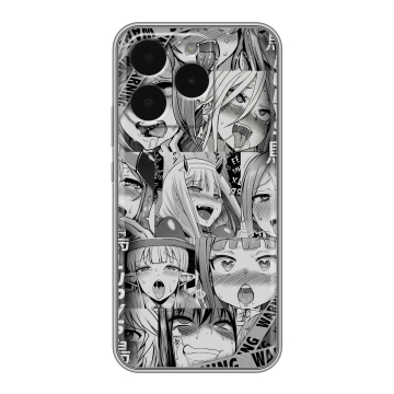 Силиконовый чехол на Realme 15T с принтом Ahegao Ахегао Аниме