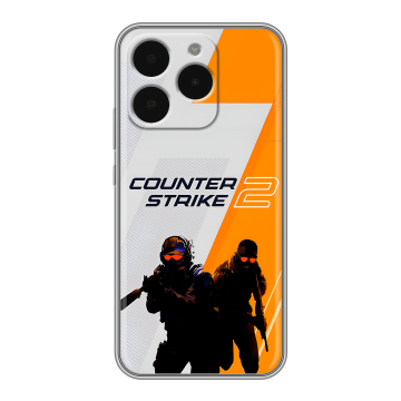 Силиконовый чехол на Realme 15T с принтом Counter Strike