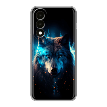 Силиконовый чехол на OnePlus Nord 5 с принтом Волк ночной