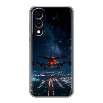 Силиконовый чехол на OnePlus Nord 5 с принтом самолет Силиконовый чехол на OnePlus Nord 5 с принтом самолет