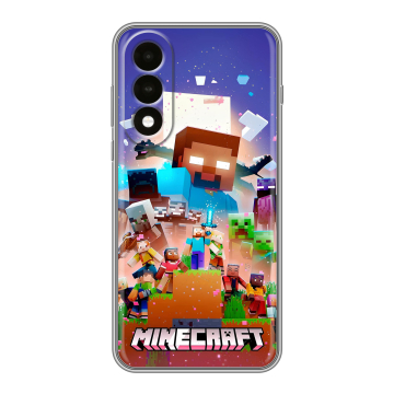 Силиконовый чехол на OnePlus Nord 5 с принтом Майнкрафт Minecraft Силиконовый чехол на OnePlus Nord 5 с принтом Майнкрафт Minecraft