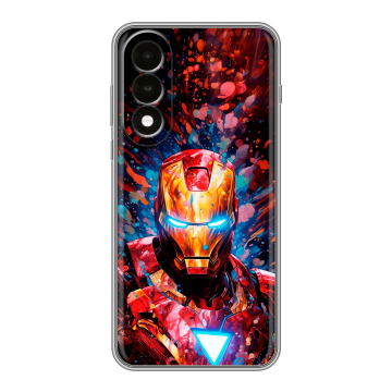 Силиконовый чехол на OnePlus Nord 5 с принтом Железный человек Ironman
