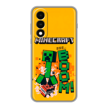 Силиконовый чехол на OnePlus Nord 5 с принтом Майнкрафт Minecraft