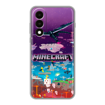 Силиконовый чехол на OnePlus Nord 5 с принтом Майнкрафт Minecraft Силиконовый чехол на OnePlus Nord 5 с принтом Майнкрафт Minecraft