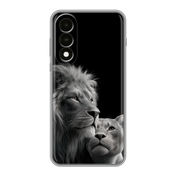 Силиконовый чехол на OnePlus Nord 5 с принтом Лев кошки Силиконовый чехол на OnePlus Nord 5 с принтом Лев кошки