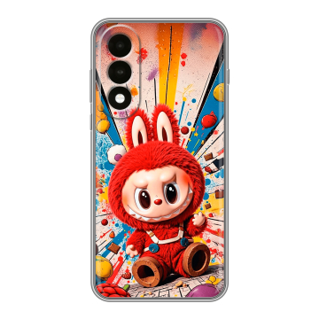 Силиконовый чехол на OnePlus Nord 5 с принтом Labubu Лабубу
