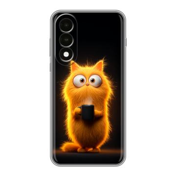 Силиконовый чехол на OnePlus Nord 5 с принтом Смешной кот