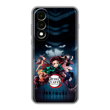 Силиконовый чехол на OnePlus Nord 5 с принтом Demon Slayer Клинок рассекающий демонов Силиконовый чехол на OnePlus Nord 5 с принтом Demon Slayer Клинок рассекающий демонов