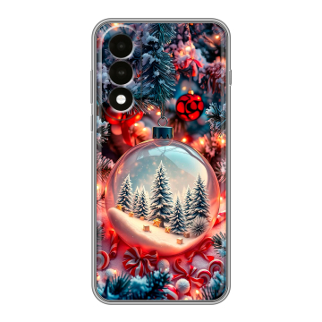 Силиконовый чехол на OnePlus Nord 5 с принтом Новый год Силиконовый чехол на OnePlus Nord 5 с принтом Новый год