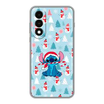Силиконовый чехол на OnePlus Nord 5 с принтом Стич Новый год Силиконовый чехол на OnePlus Nord 5 с принтом Стич Новый год
