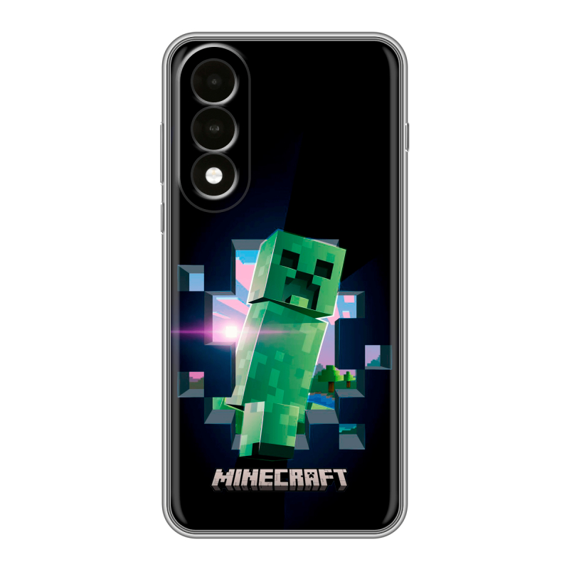 Силиконовый чехол на OnePlus Nord 5 с принтом Майнкрафт Minecraft Силиконовый чехол на OnePlus Nord 5 с принтом Майнкрафт Minecraft