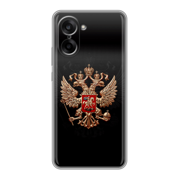 Силиконовый чехол на OnePlus Nord CE5 с принтом Герб России