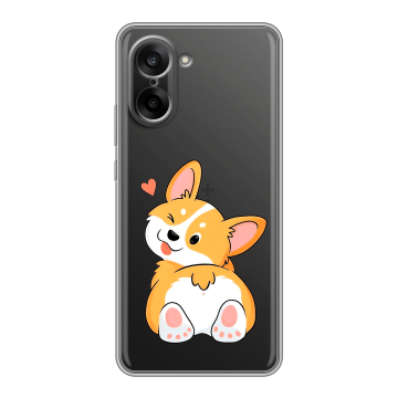 Силиконовый чехол на OnePlus Nord CE5 с принтом Корги Силиконовый чехол на OnePlus Nord CE5 с принтом Корги