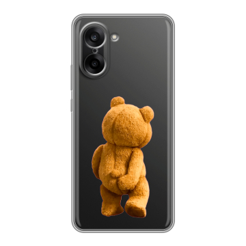 Силиконовый чехол на OnePlus Nord CE5 с принтом Медведь Силиконовый чехол на OnePlus Nord CE5 с принтом Медведь