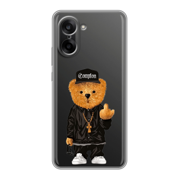 Силиконовый чехол на OnePlus Nord CE5 с принтом Плюшевый медведь Силиконовый чехол на OnePlus Nord CE5 с принтом Плюшевый медведь