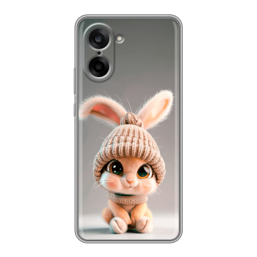 Силиконовый чехол на OnePlus Nord CE5 с принтом Кролик Силиконовый чехол на OnePlus Nord CE5 с принтом Кролик