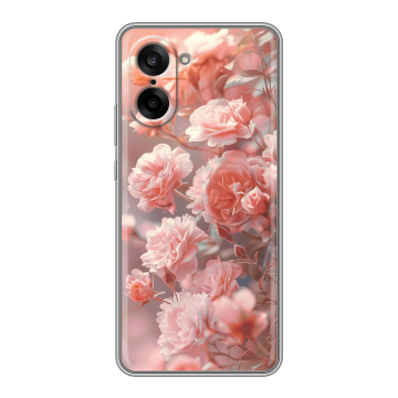 Силиконовый чехол на OnePlus Nord CE5 с принтом Розовые розы