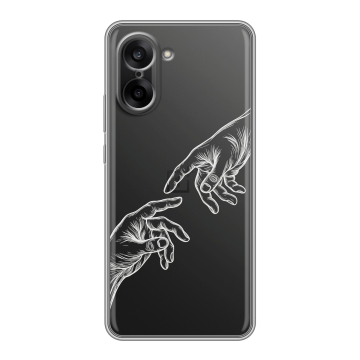Силиконовый чехол на OnePlus Nord CE5 с принтом Сотворение мира Силиконовый чехол на OnePlus Nord CE5 с принтом Сотворение мира