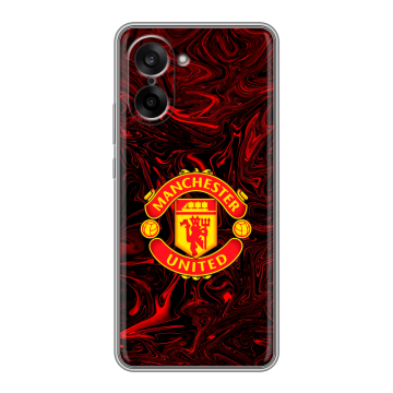 Силиконовый чехол на OnePlus Nord CE5 с принтом Manchester United Силиконовый чехол на OnePlus Nord CE5 с принтом Manchester United