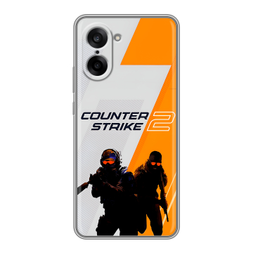 Силиконовый чехол на OnePlus Nord CE5 с принтом Counter Strike