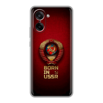 Силиконовый чехол на OnePlus Nord CE5 с принтом Флаг Герб СССР Силиконовый чехол на OnePlus Nord CE5 с принтом Флаг Герб СССР