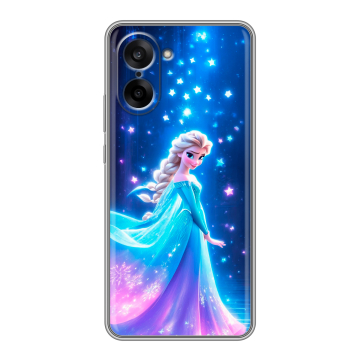 Силиконовый чехол на OnePlus Nord CE5 с принтом Холодное сердце Frozen Силиконовый чехол на OnePlus Nord CE5 с принтом Холодное сердце Frozen