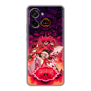 Силиконовый чехол на OnePlus Nord CE5 с принтом Hazbin Hotel Отель Хазбин Силиконовый чехол на OnePlus Nord CE5 с принтом Hazbin Hotel Отель Хазбин