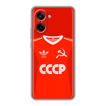 Силиконовый чехол на OnePlus Nord CE5 с принтом Флаг Герб СССР Силиконовый чехол на OnePlus Nord CE5 с принтом Флаг Герб СССР