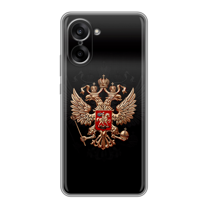 Силиконовый чехол на OnePlus Nord CE5 с принтом Герб России Силиконовый чехол на OnePlus Nord CE5 с принтом Герб России