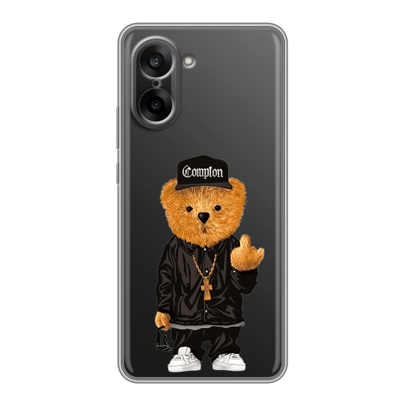 Силиконовый чехол на OnePlus Nord CE5 с принтом Мишка Силиконовый чехол на OnePlus Nord CE5 с принтом Мишка