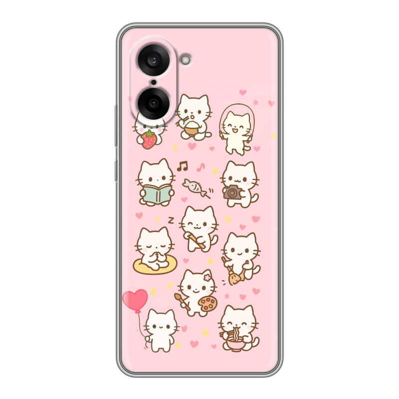 Силиконовый чехол на OnePlus Nord CE5 с принтом Hello Kitty Хелоу Кити Силиконовый чехол на OnePlus Nord CE5 с принтом Hello Kitty Хелоу Кити