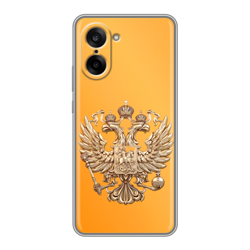 Силиконовый чехол на OnePlus Nord CE5 с принтом Герб Флаг России Силиконовый чехол на OnePlus Nord CE5 с принтом Герб Флаг России