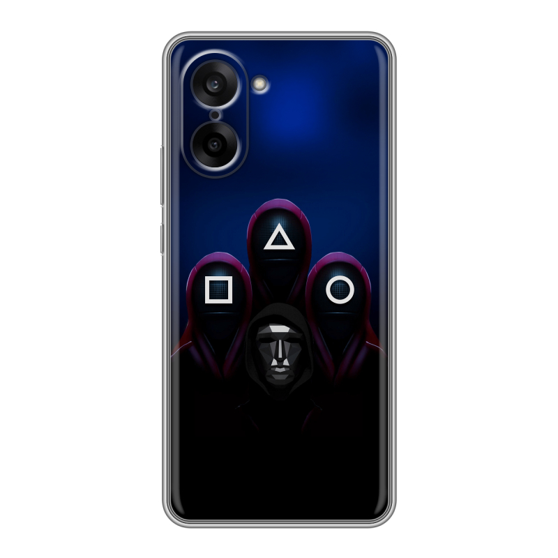 Силиконовый чехол на OnePlus Nord CE5 с принтом Игра Кальмара Силиконовый чехол на OnePlus Nord CE5 с принтом Игра Кальмара