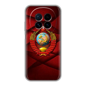 Силиконовый чехол на Honor Magic 8 с принтом Герб СССР Силиконовый чехол на Honor Magic 8 с принтом Герб СССР