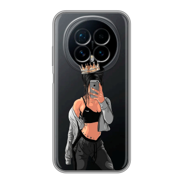 Силиконовый чехол на Honor Magic 8 с принтом Женские принты Силиконовый чехол на Honor Magic 8 с принтом Женские принты