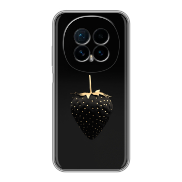 Силиконовый чехол на Honor Magic 8 с принтом Черная клубника Силиконовый чехол на Honor Magic 8 с принтом Черная клубника