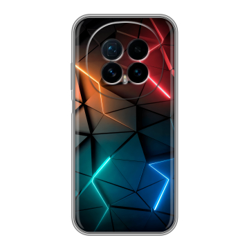 Силиконовый чехол на Honor Magic 8 с принтом Абстракция неон Силиконовый чехол на Honor Magic 8 с принтом Абстракция неон